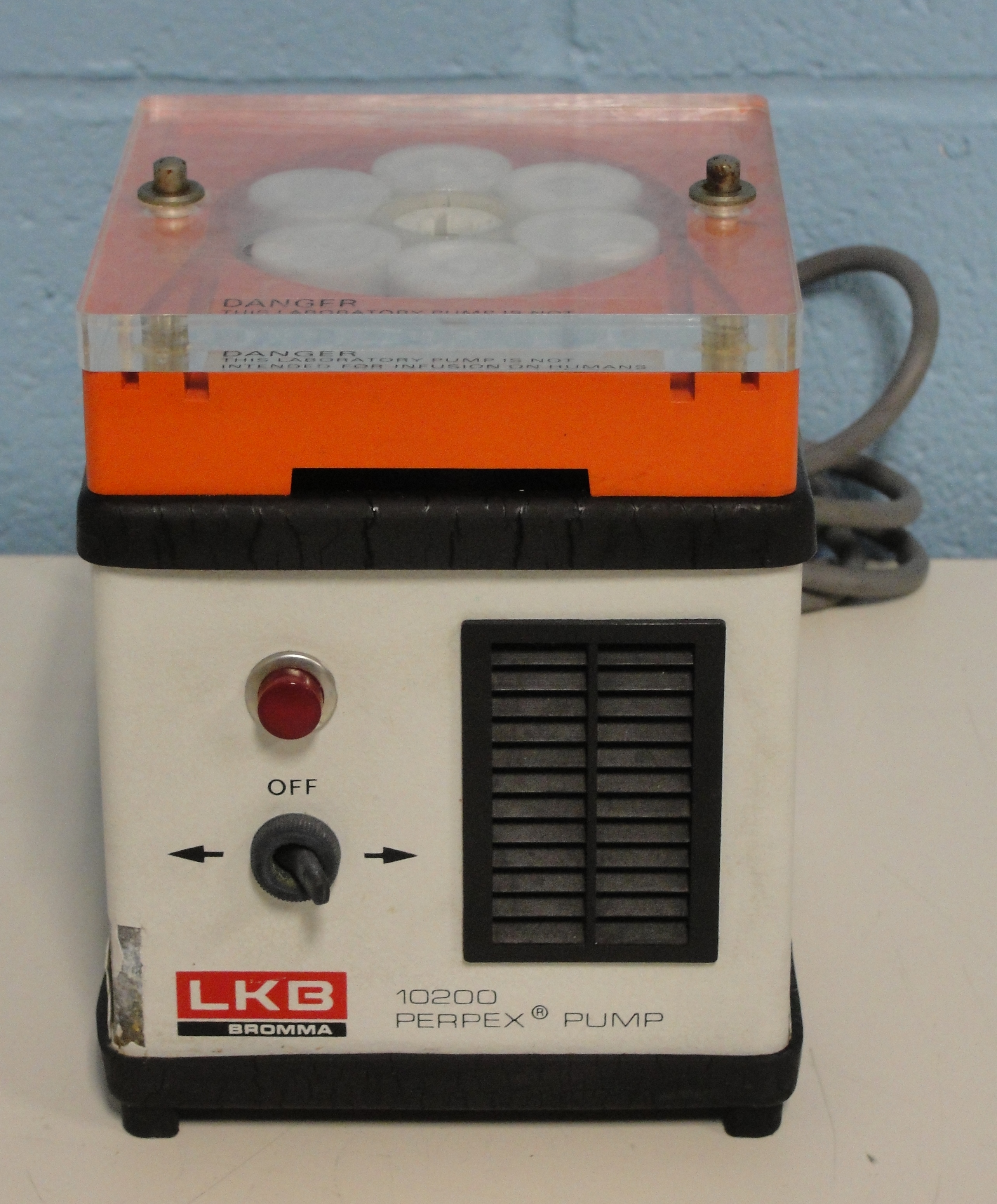 LKB Bromma 10200 Perspex Peristaltic Pump