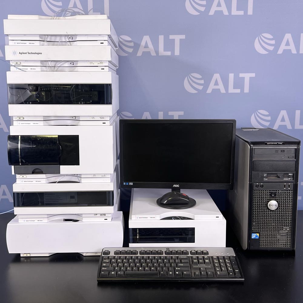Agilent  1260 HPLC System Including G1312 Binary Pump, G1367 HiP ALS, G1330 ALS Therm, G1315 DAD