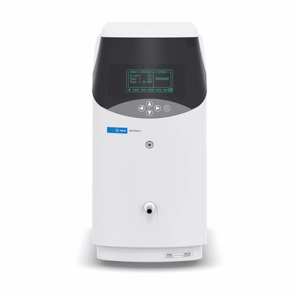 Agilent 1260 Infinity II ELSD Evaporative Light Scattering Detector w/Caffeine Std and ELSD Air Adapter Kit, Model G4260BR