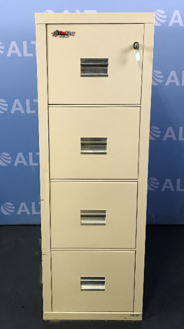 FireKing Turtle Four Drawer Vertical Legal Size File Cabinet