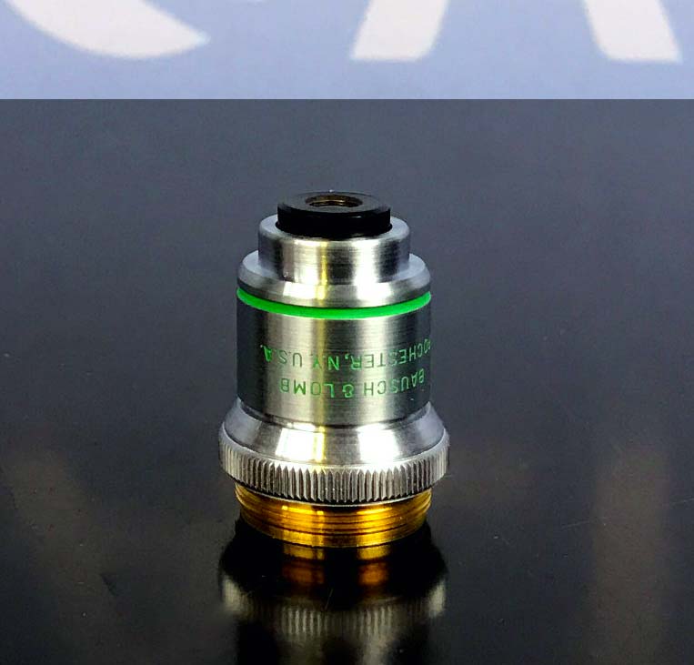 Bausch & Lomb 16mm 0.25 N.A. 10x Microscope Objective