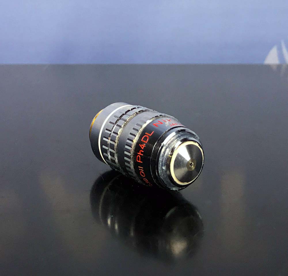 Nikon Microscope Objective, 100/1.30 Oil PH4DL 160/0.37