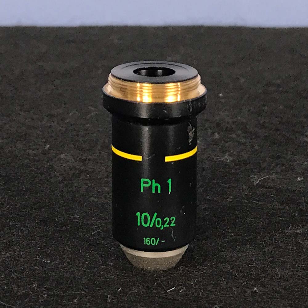 Carl Zeiss  PH1 10/0.22 160/- Microscope Objective