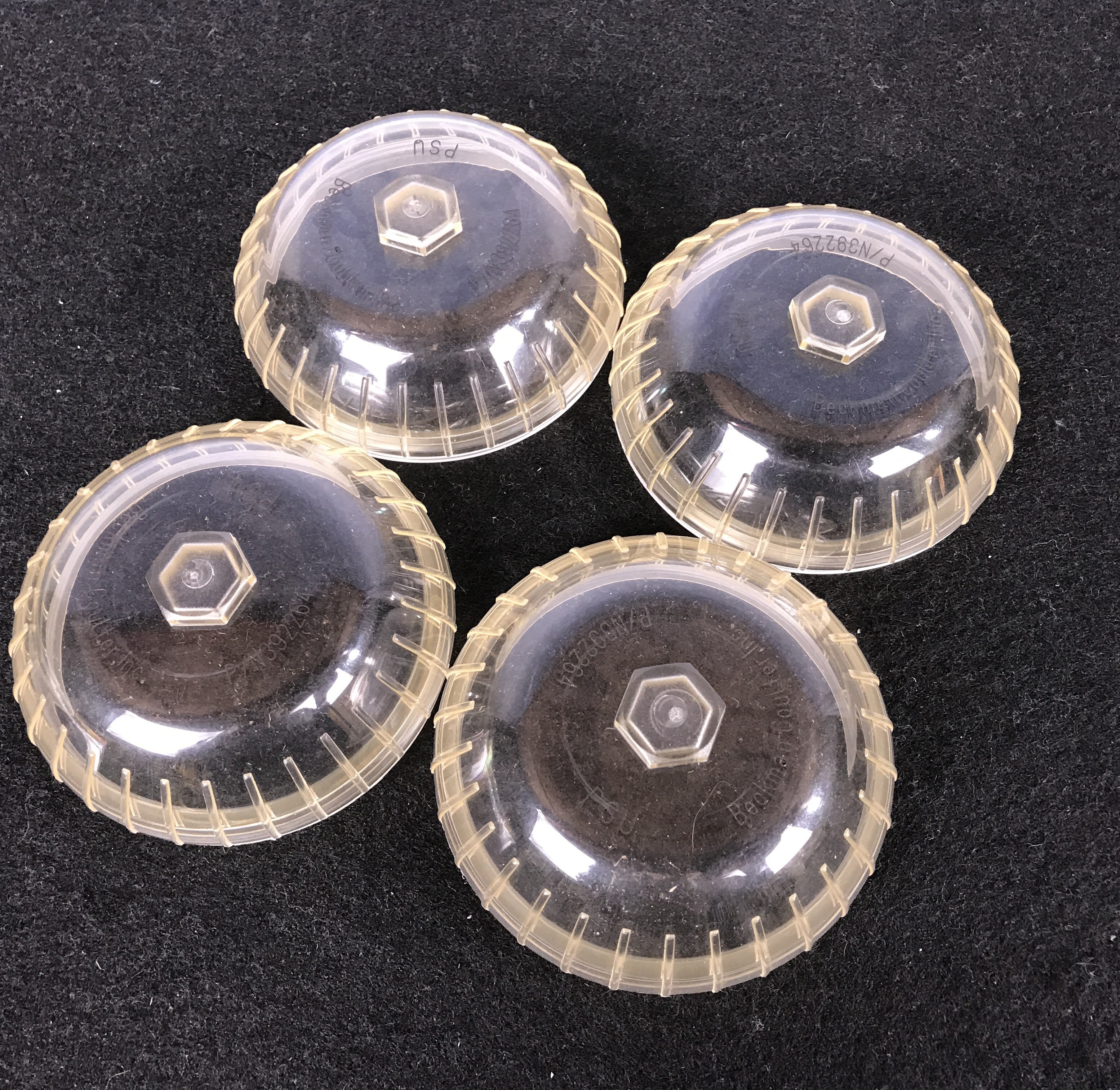 Beckman Coulter Set of Four Swinging Bucket Lids for Beckman