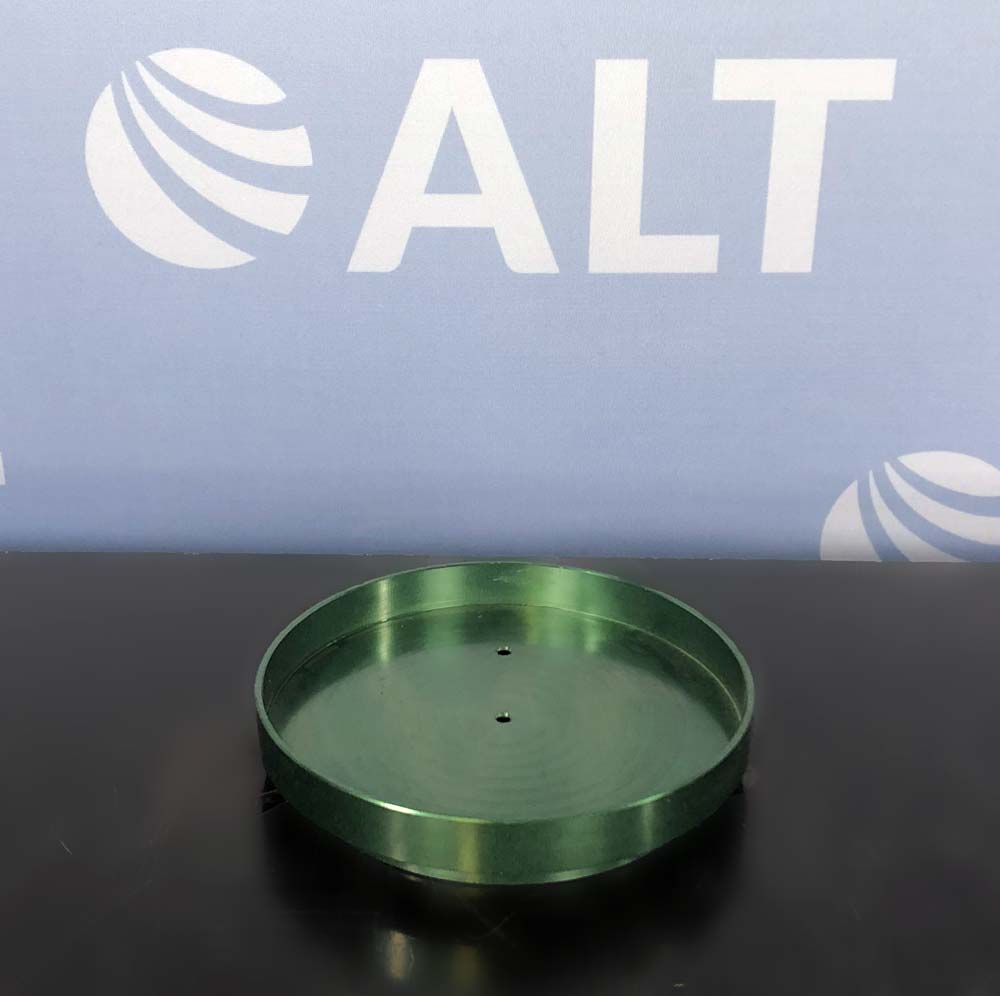Chemglass PIE-BLOCK Safety Holder, Anodized Green P/N CG-1991-P-05