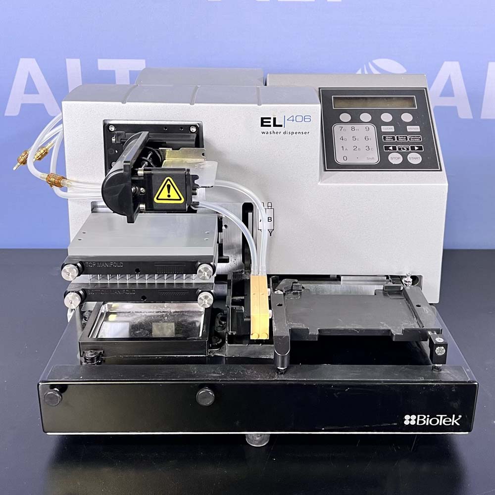 BioTek EL406 Combination Washer Dispenser With Biostak 3 Plate Stacker ...