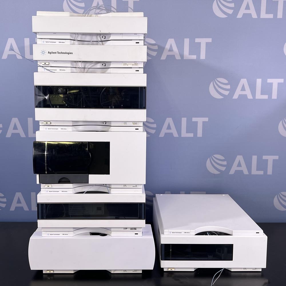 Agilent  1260 Infinity HPLC System With G1379 Degasser, G1312 Bin Pump, G1316 TCC, G1329 ALS, G1330 FC/ALS Therm, G1315C DAD