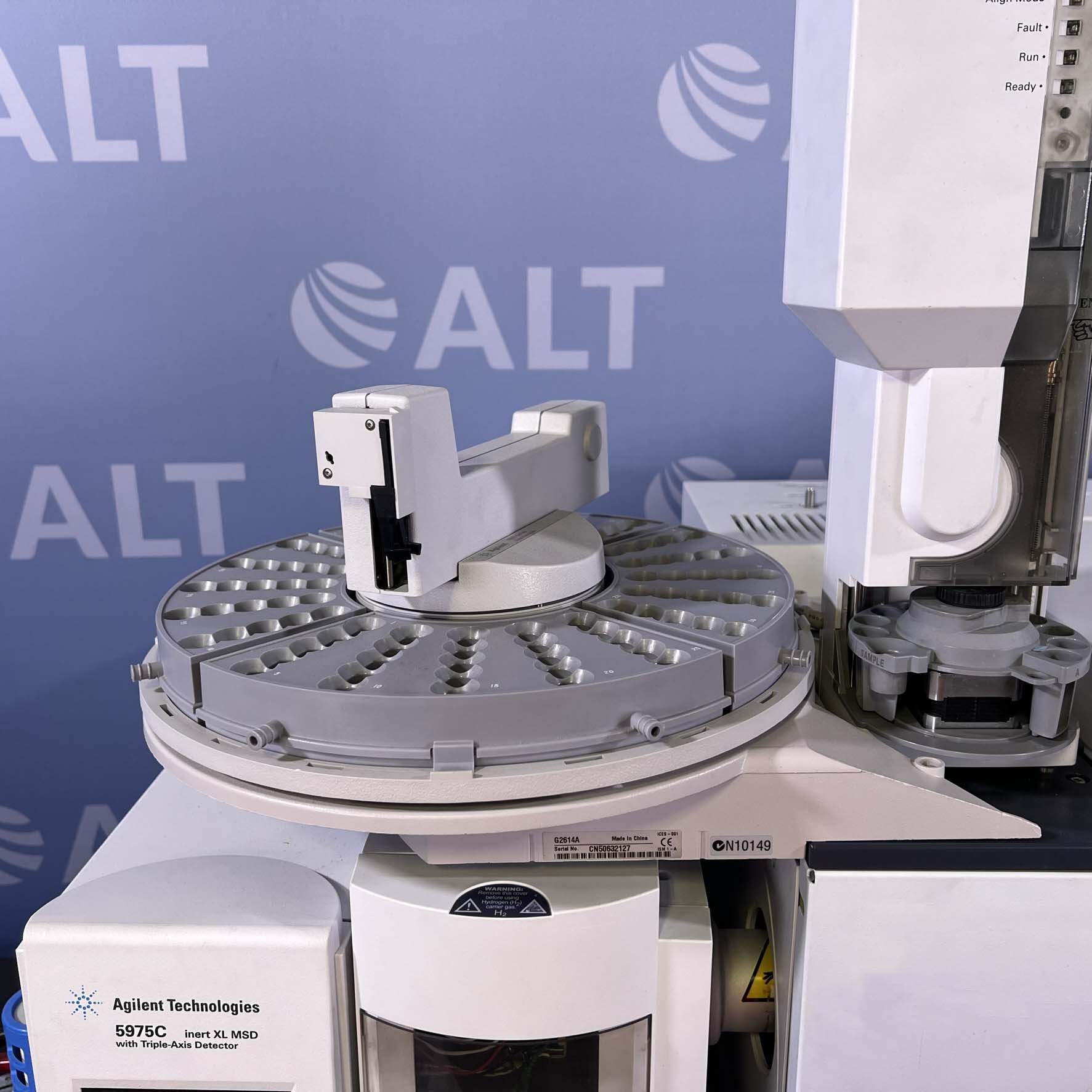 Agilent 7890A GC With Split/Splitless Inlet, 5975C Inert MSD with Triple Axis Detector, G2614A Autosampler and G2913A Injector