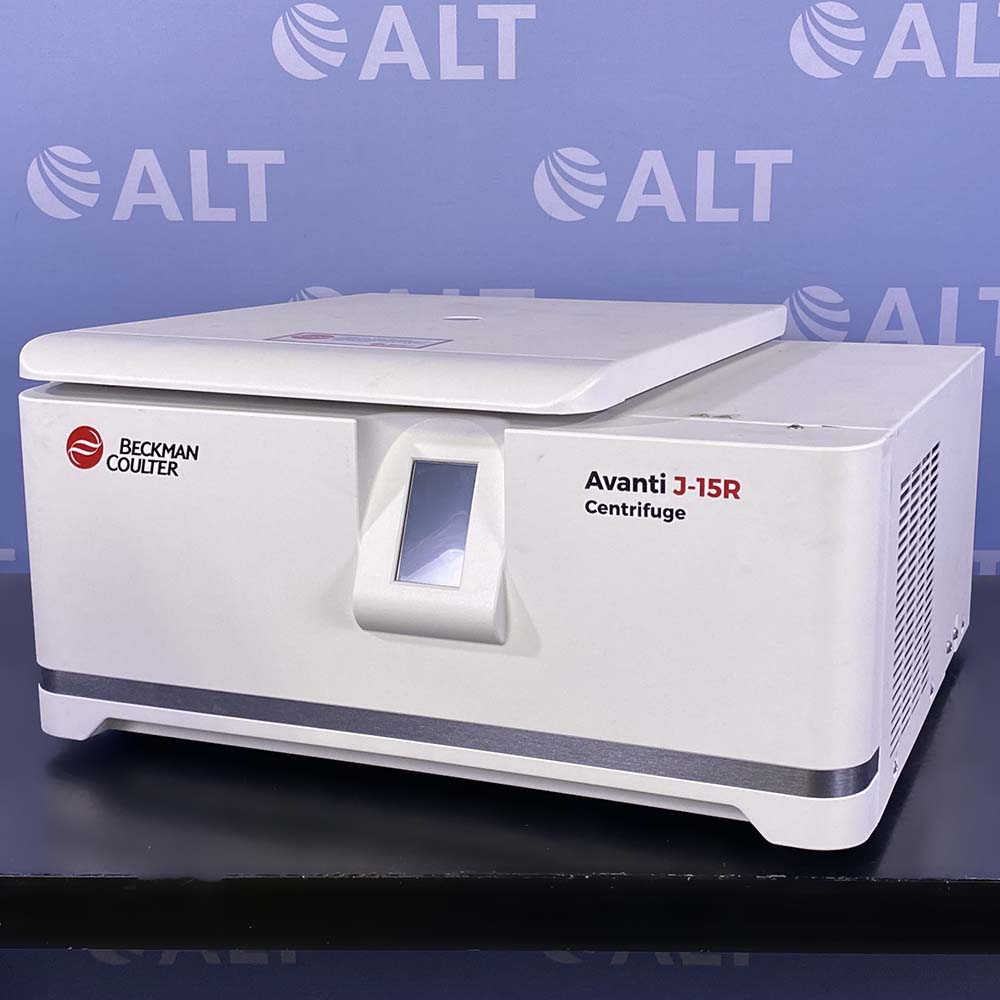 Beckman Coulter Avanti J-15R High Speed Benchtop Centrifuge Package With JS-4.750 Rotor, Buckets, Lids & Inserts