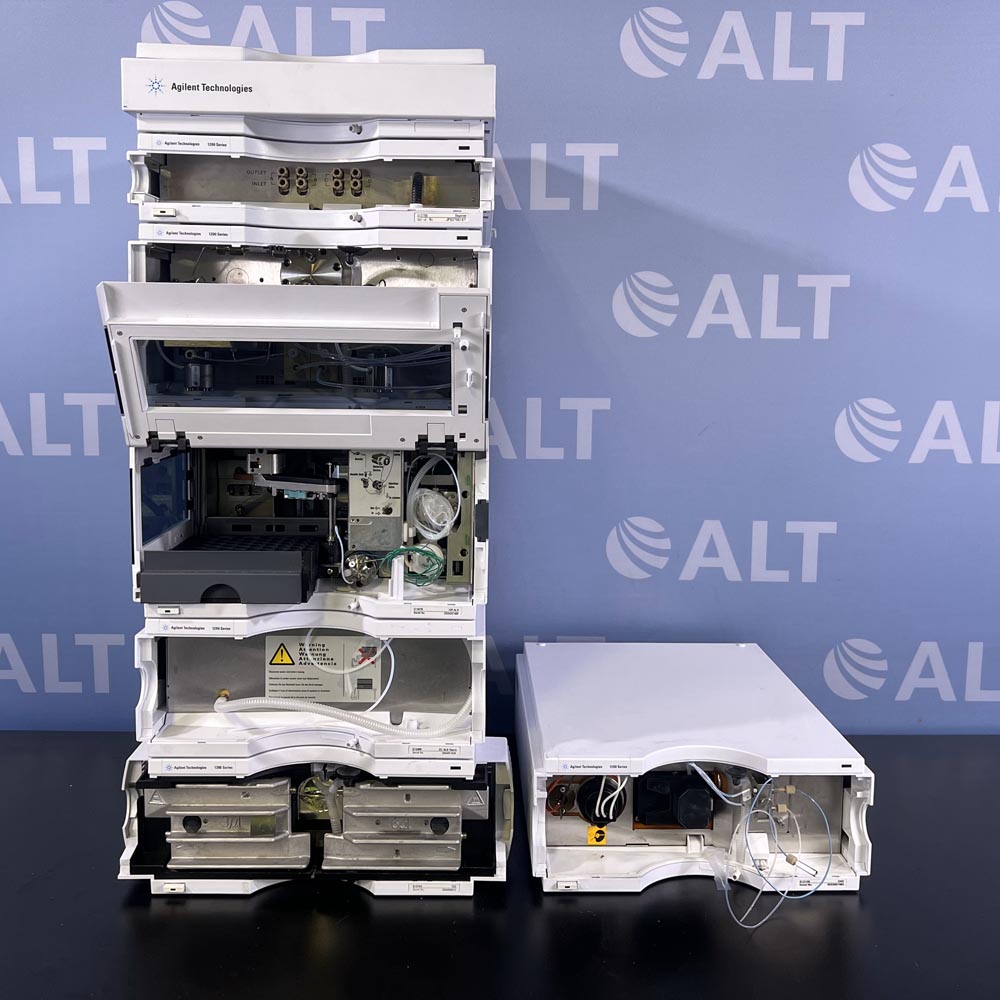 Agilent 1200 Series HPLC System Including G1322A Degasser, G1312B Binary Pump SL, G1367B Autosampler, G1330B ALS Therm, 1200 G1316B TCC SL, G1315B DAD