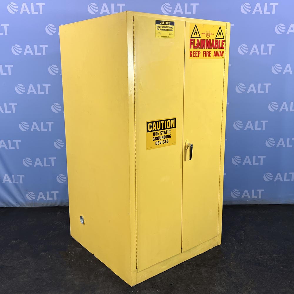 Justrite Safety Storage Cabinet For Flammable Liquids, 55 Gal. Capacity ...