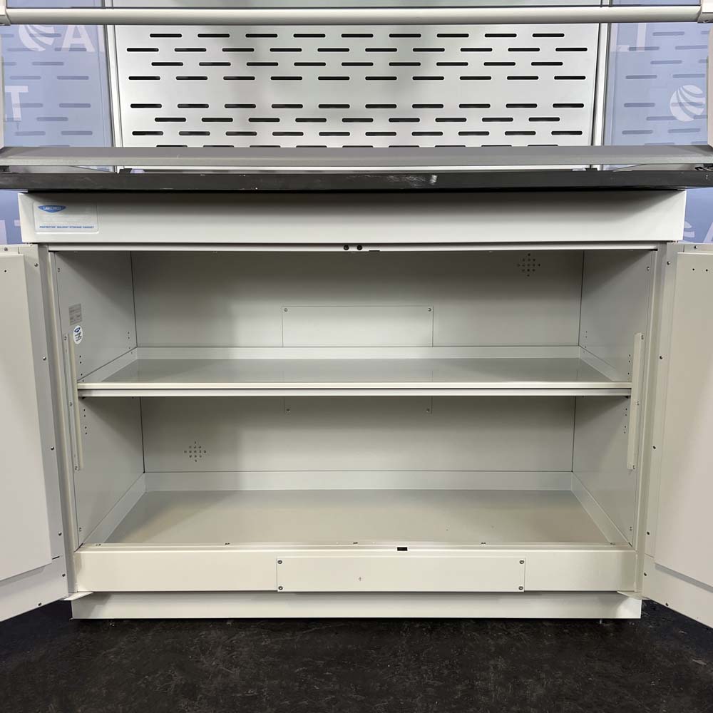 Labconco Paramount Ductless Fume Hood, Model 6963400, With 45 Gallon Capacity Protector Solvent Storage Cabinet, Model 99020000