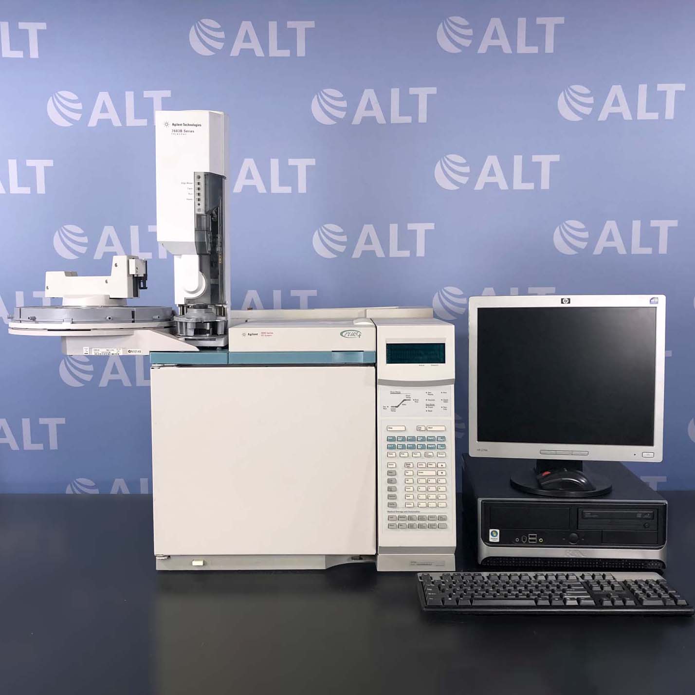 Agilent 6890N (G1530N) Gas Chromatograph With G2613A Autoinjector And G2614A Sample Tray, Flame Ionization Detector (FID), and Split/Splitless Inlet