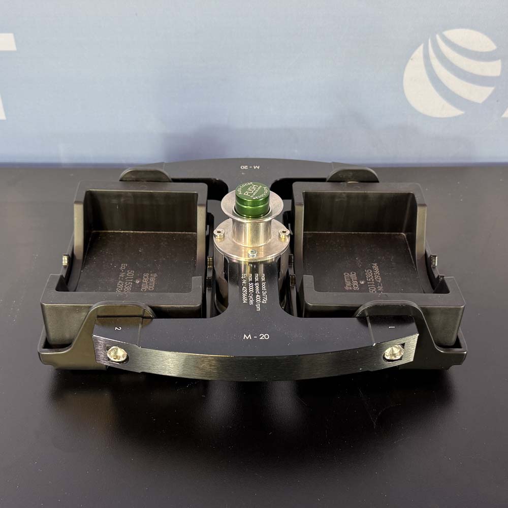 Thermo Scientific Model M-20 Swinging Microplate Rotor, Cat. No. 75003624, With Plate Carriers, Cat. No. 50115385