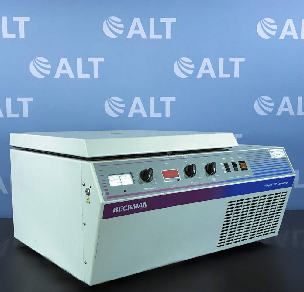 Beckman Coulter  Allegra 6R Refrigerated Benchtop Centrifuge, 120V, With GH-3.8/GH-3.8A Rotor And Buckets