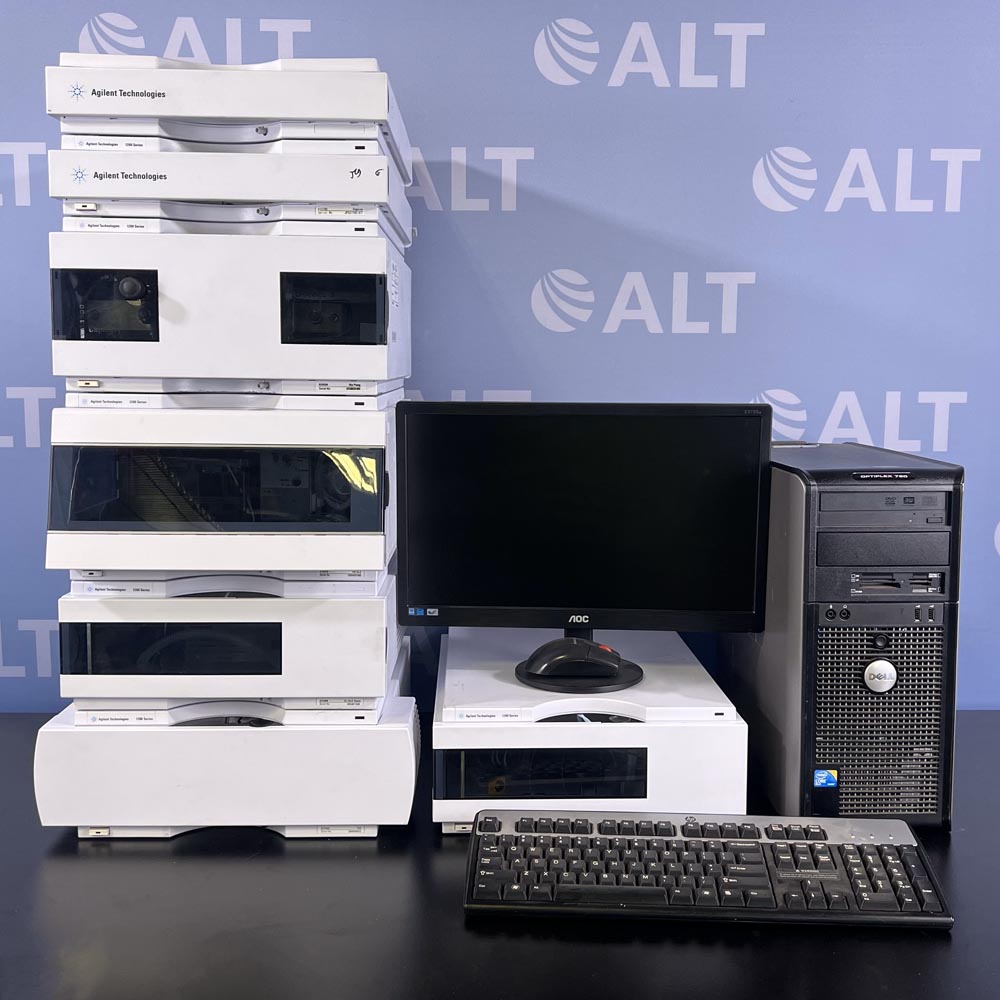 Agilent  1200 Series HPLC System With G1312 Binary Pump, G1329 ALS, G1330 ALS Therm, G1315 DAD