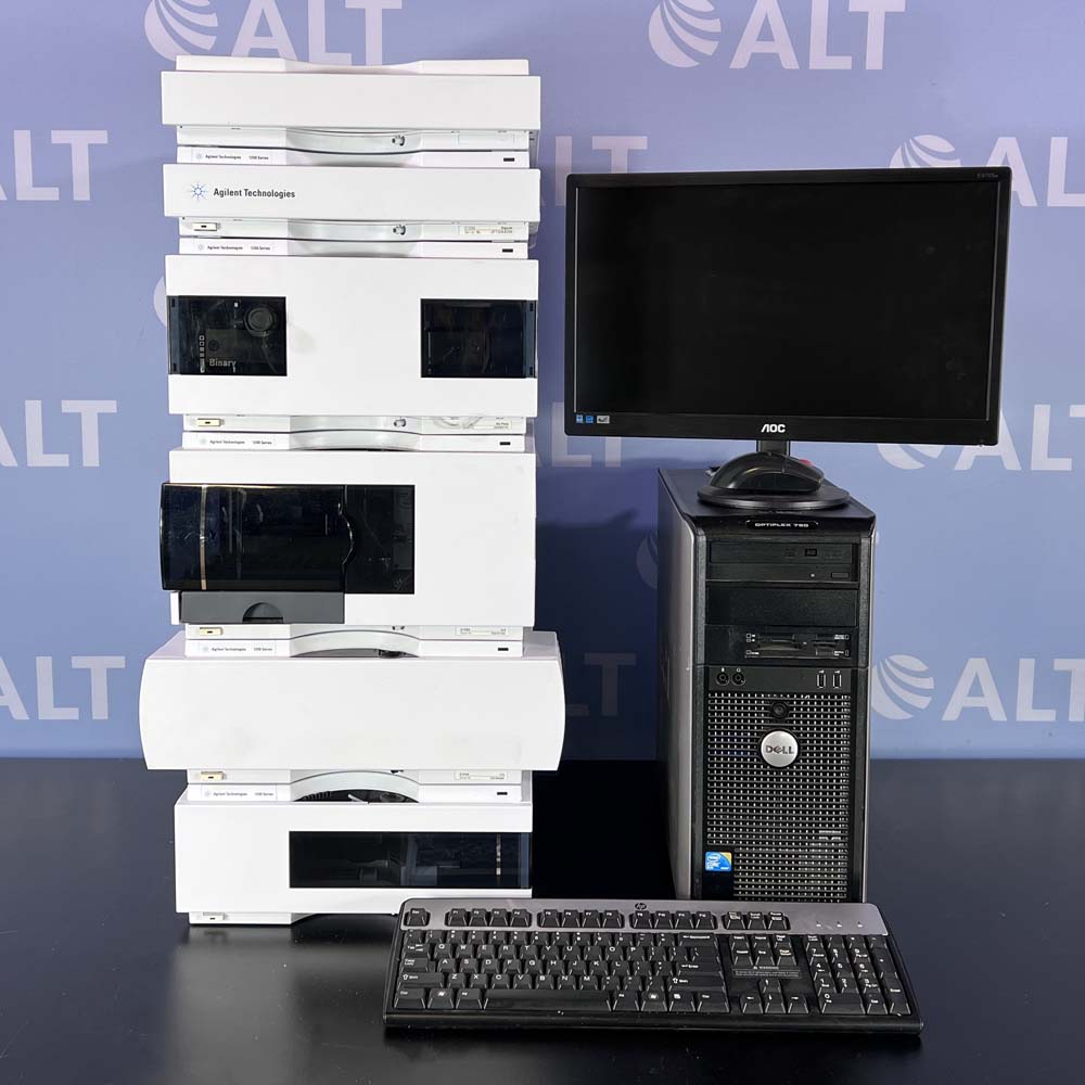 Agilent 1200 Series HPLC System With G1312 Binary Pump, G1367 HiP ALS, G1365 MWD