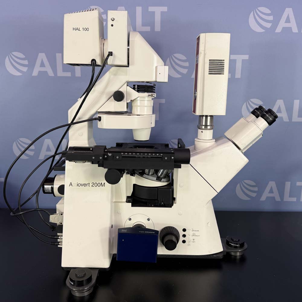 Zeiss Axiovert 200M Inverted Fluorescence Microscope With Multispectral Imaging System