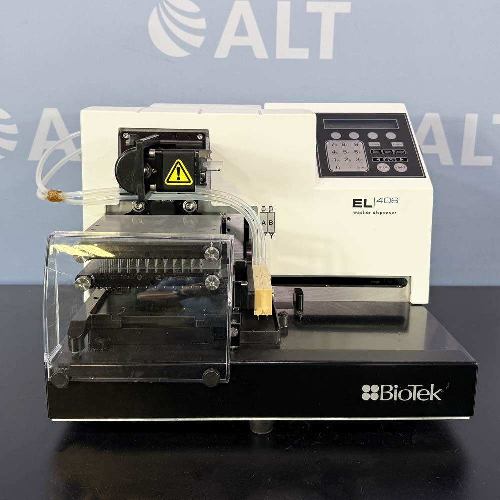 BioTek  BioTek EL406 Combination Washer Dispenser With Biostak 4 Plate Stacker And Valve Module