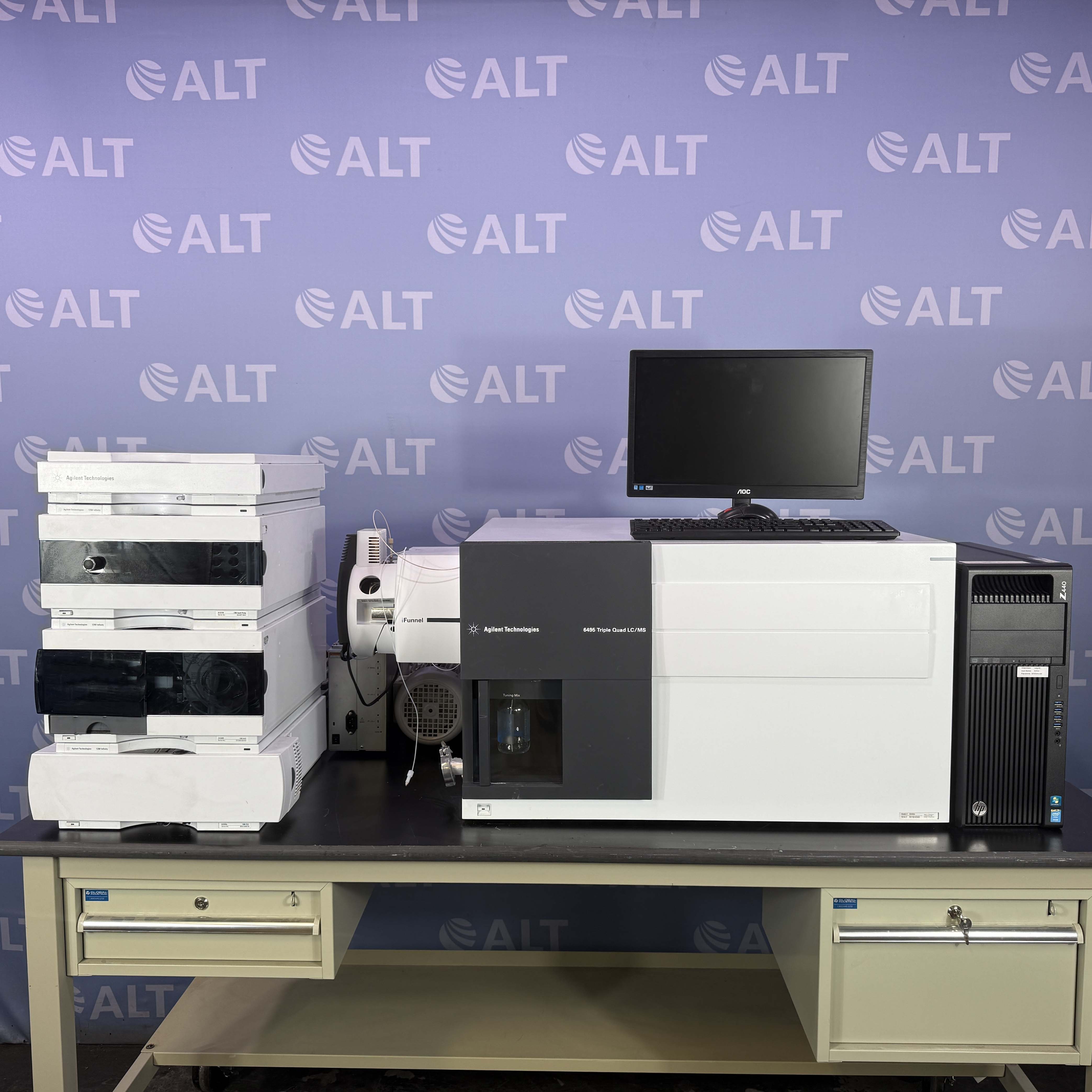 Agilent  G6495A Triple Quadrupole Mass Spectrometer With 1260 HPLC System Including G1311 Quat Pump & G1329 ALS