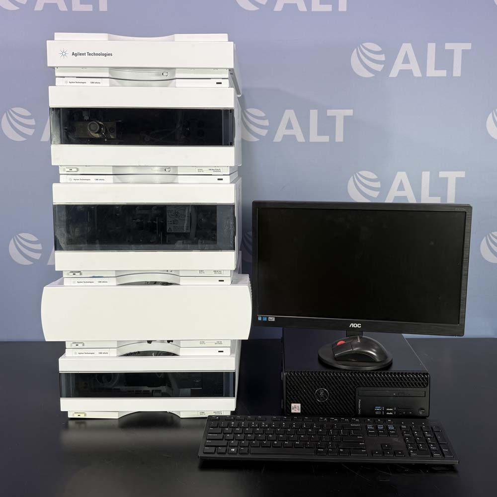 Agilent  1260 HPLC System With G1311C Quat Pump, G1367E HiP ALS, G1316 ColCom, G1365D MWD VL