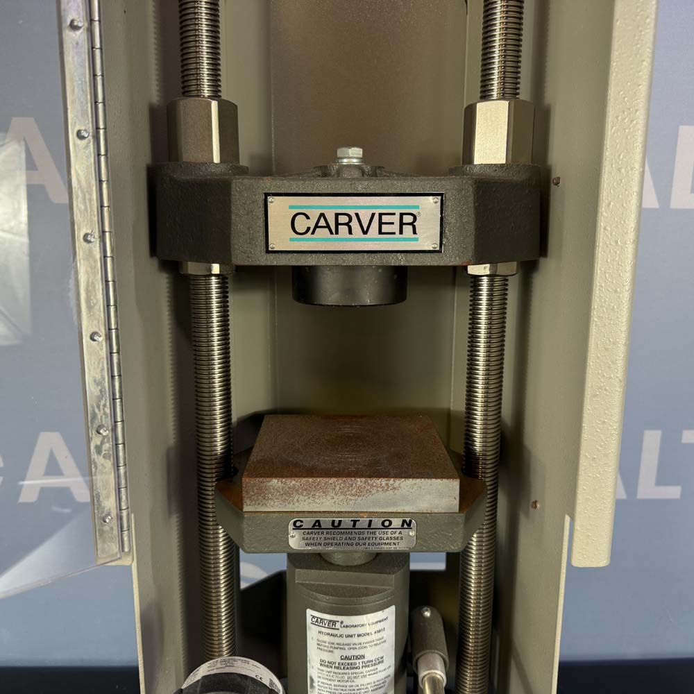 Carver Bench Top Standard Unheated Press, 12 Ton Capacity, Model 3851-9