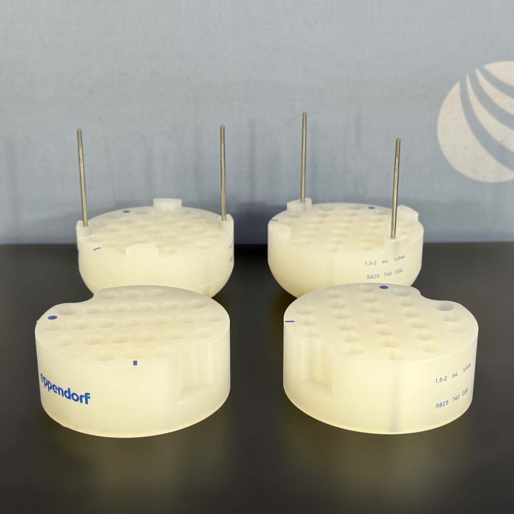 Eppendorf  S-4-104 Rotor Adapters For 50 x 1.5/2 mL Tubes, P/N 5825 740.009 (Pair)