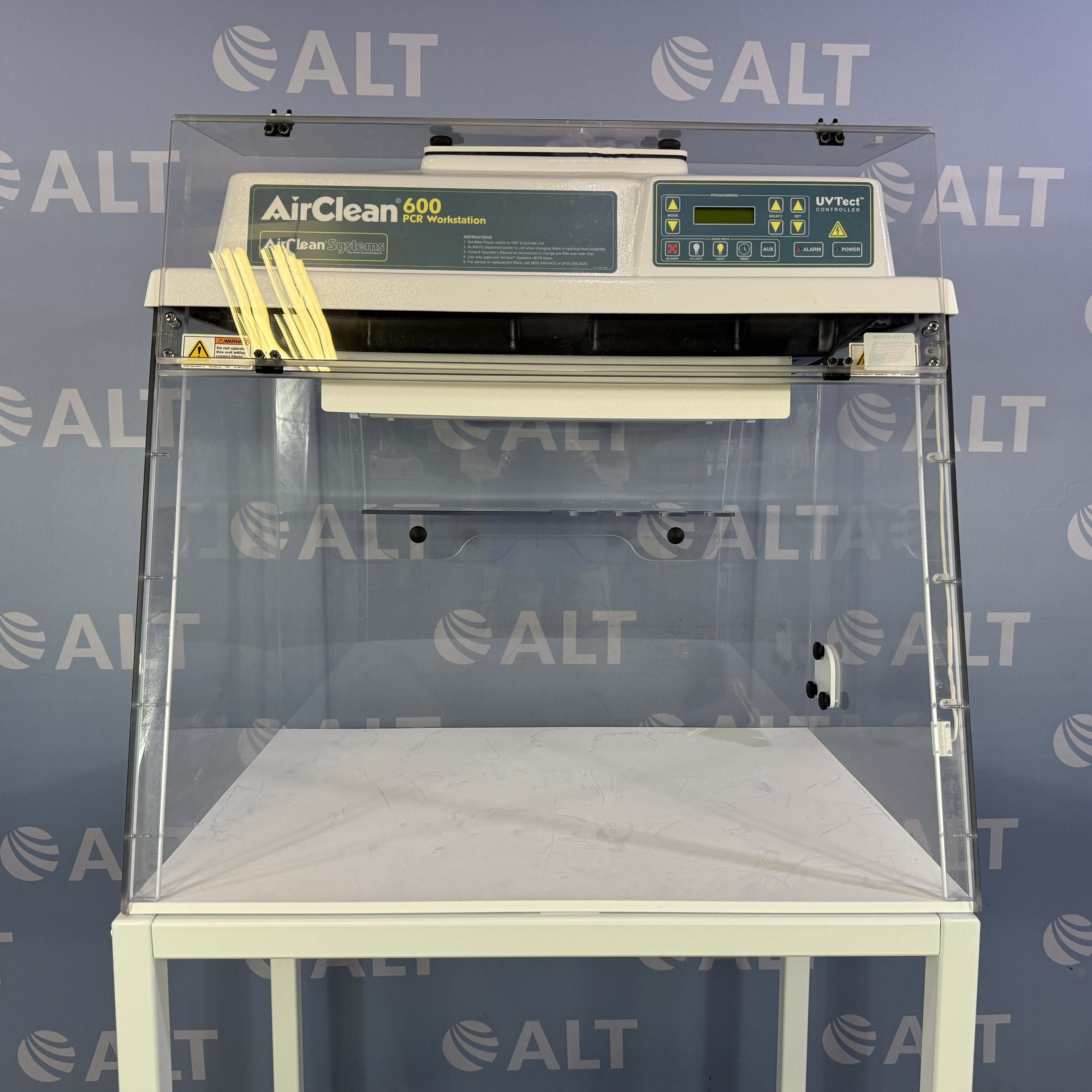 AirClean Systems AirClean 600 PCR Workstation With UVTect Controller And Stand, Model AC632LFUVC