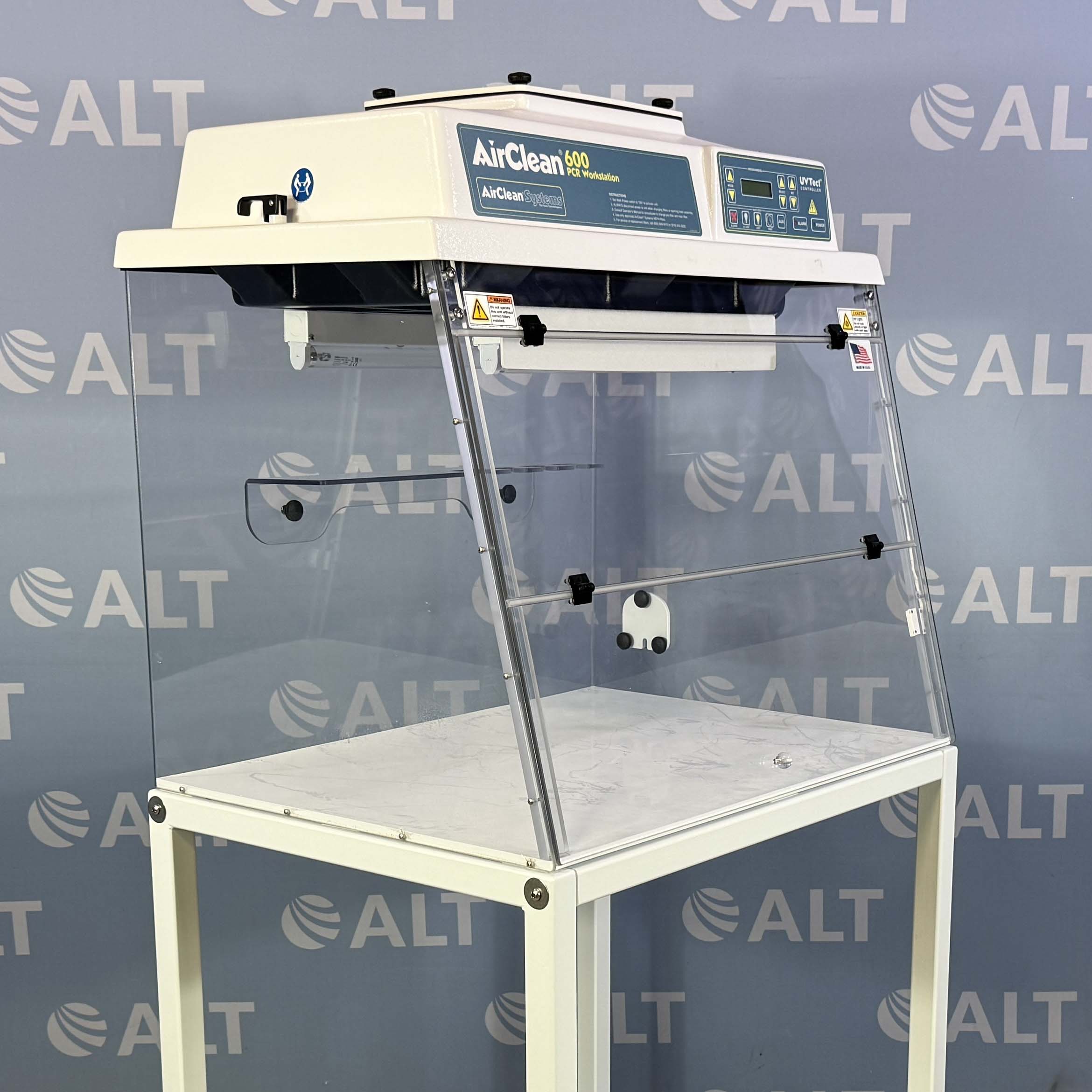 AirClean Systems AirClean 600 PCR Workstation With UVTect Controller And Stand, Model AC632LFUVC