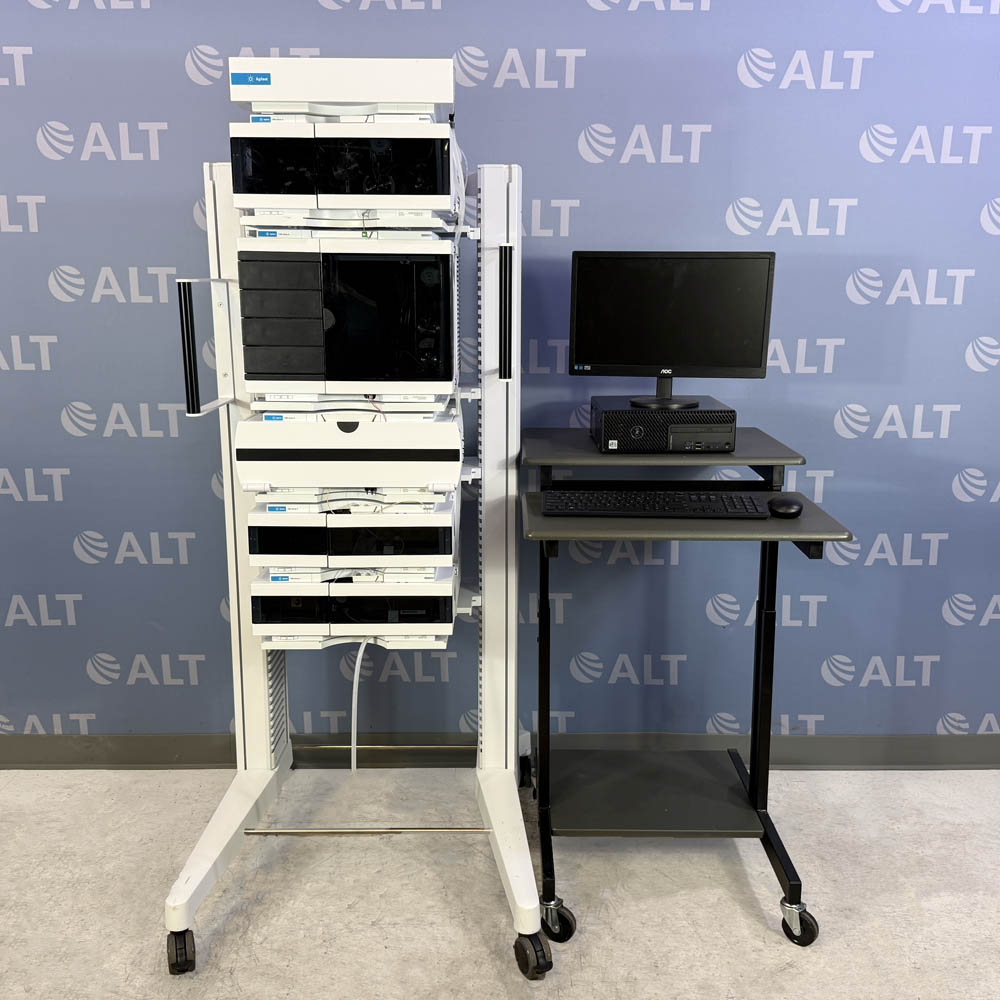 Agilent  1290/1260 Infinity II Bio UHPLC System With G7131A Bio Flex Pump, G7137A, Bio Multisampler, G7116B Multicolumn Thermostat, G7165A MWD, G7121A FLD, Flex Bench