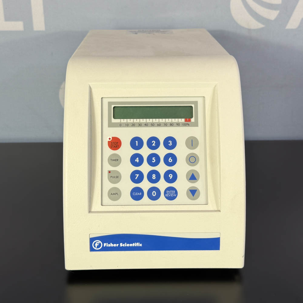 Fisher Scientific FB505 Sonic Dismembrator With CL-334 Converter And Sound Enclosure