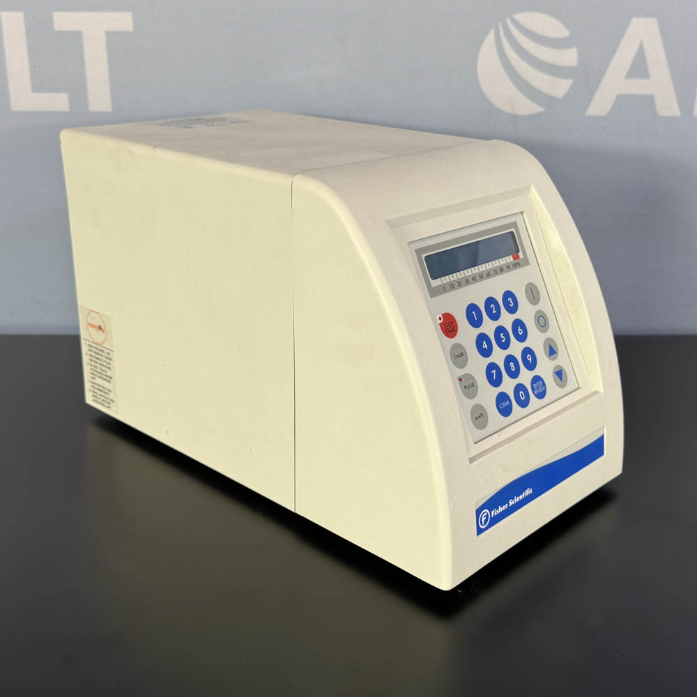Fisher Scientific FB505 Sonic Dismembrator With CL-334 Converter And Sound Enclosure