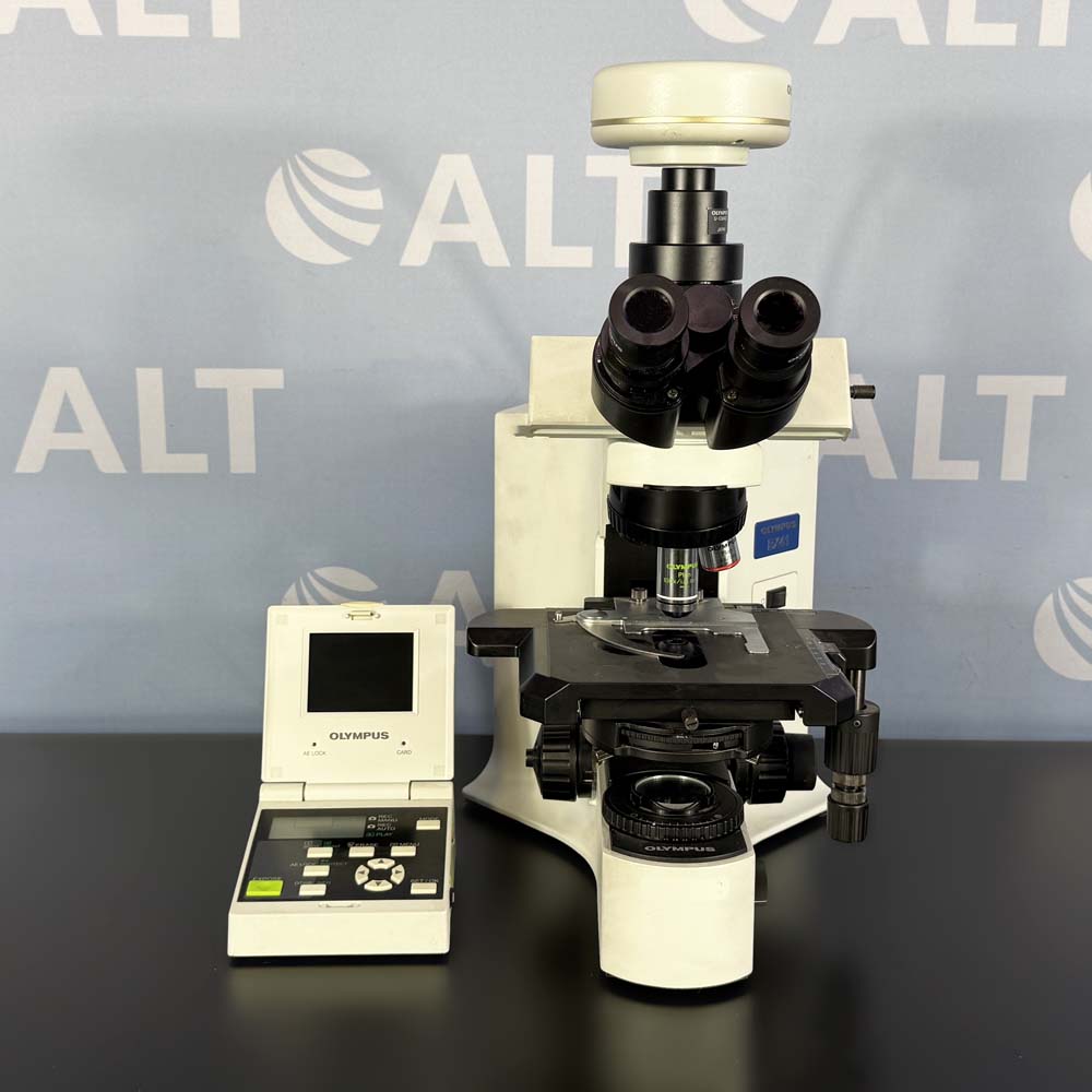 Olympus  BX41 Reflected Fluorescence Microscope With DP12 Camera