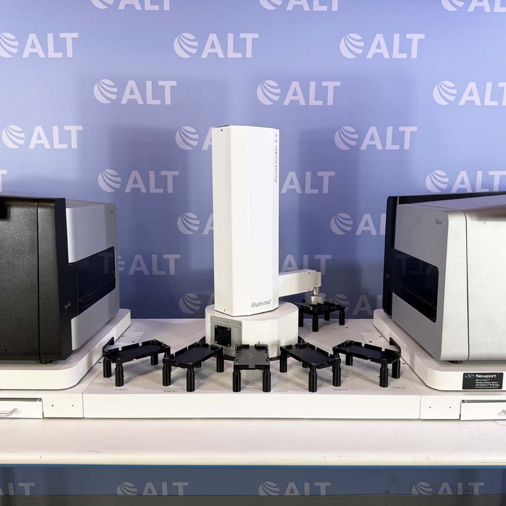 Illumina iScan High-throughput Array Scanner System With Hudson Robotics Stacker And Infinium RoMa Advanced Robotic Liquid Handler