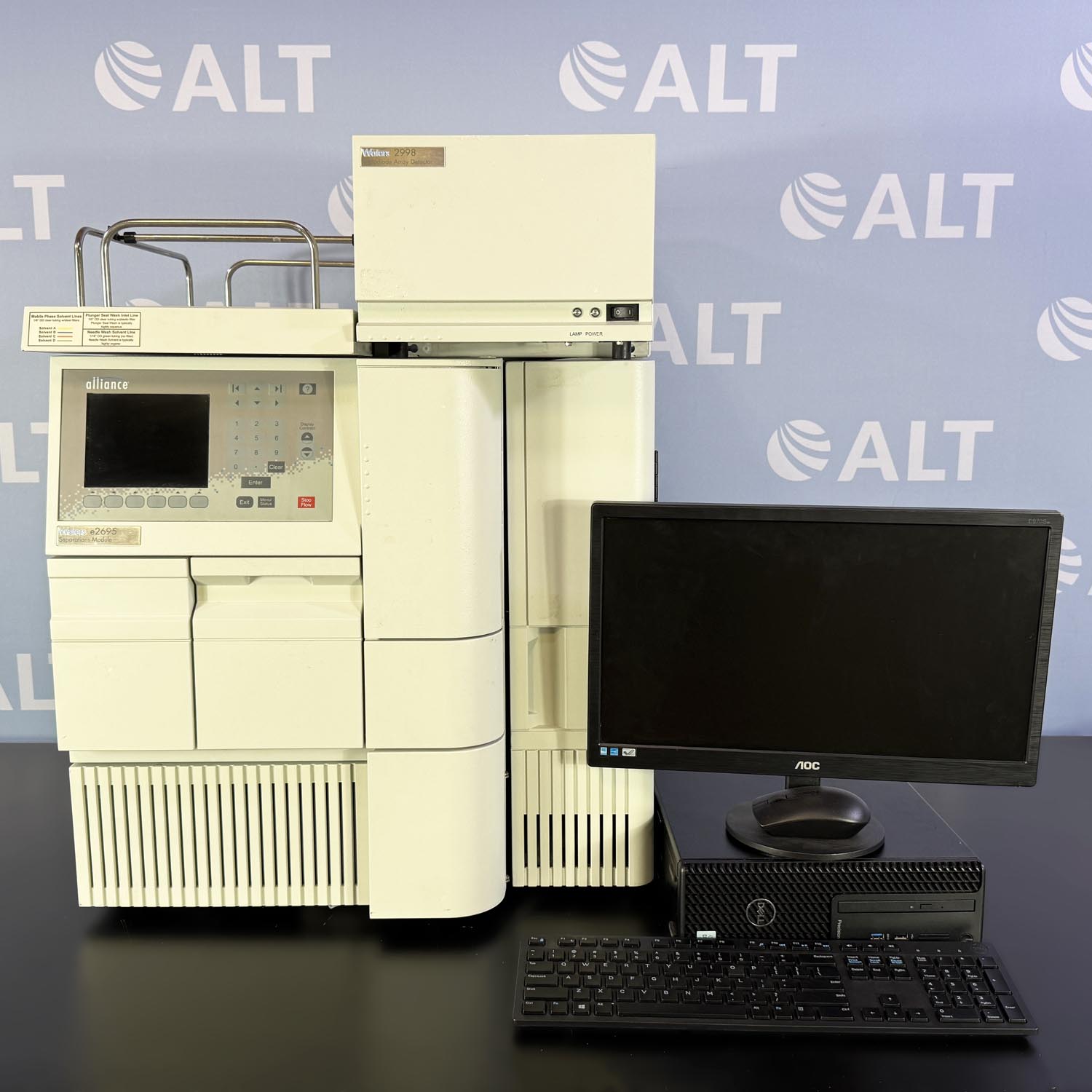 Waters  Alliance HPLC System With e2695 Separations Module, 2998 Photodiode Array Detector, Column Heater/Cooler