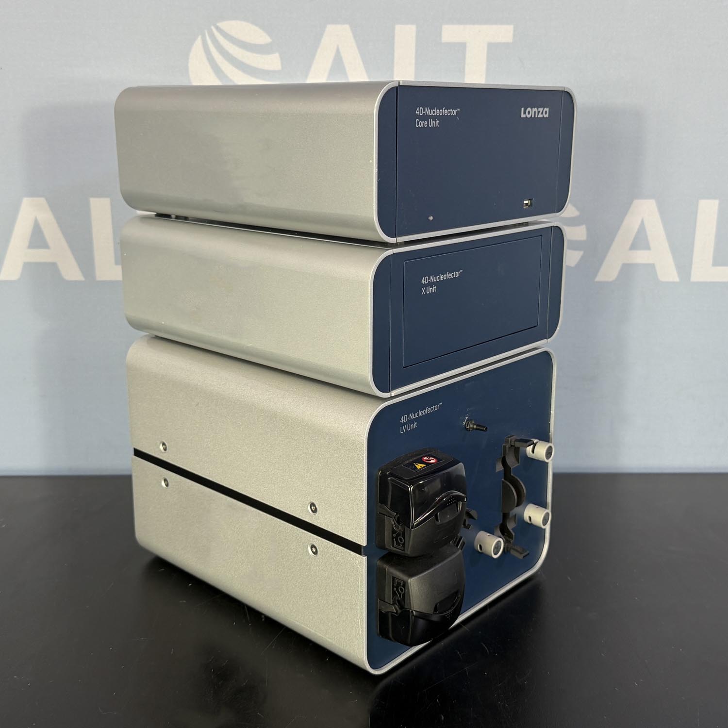 Lonza 4D-Nucleofector Electroporation System: Core Unit, X Unit, LV Unit, 96-Well Shuttle Device