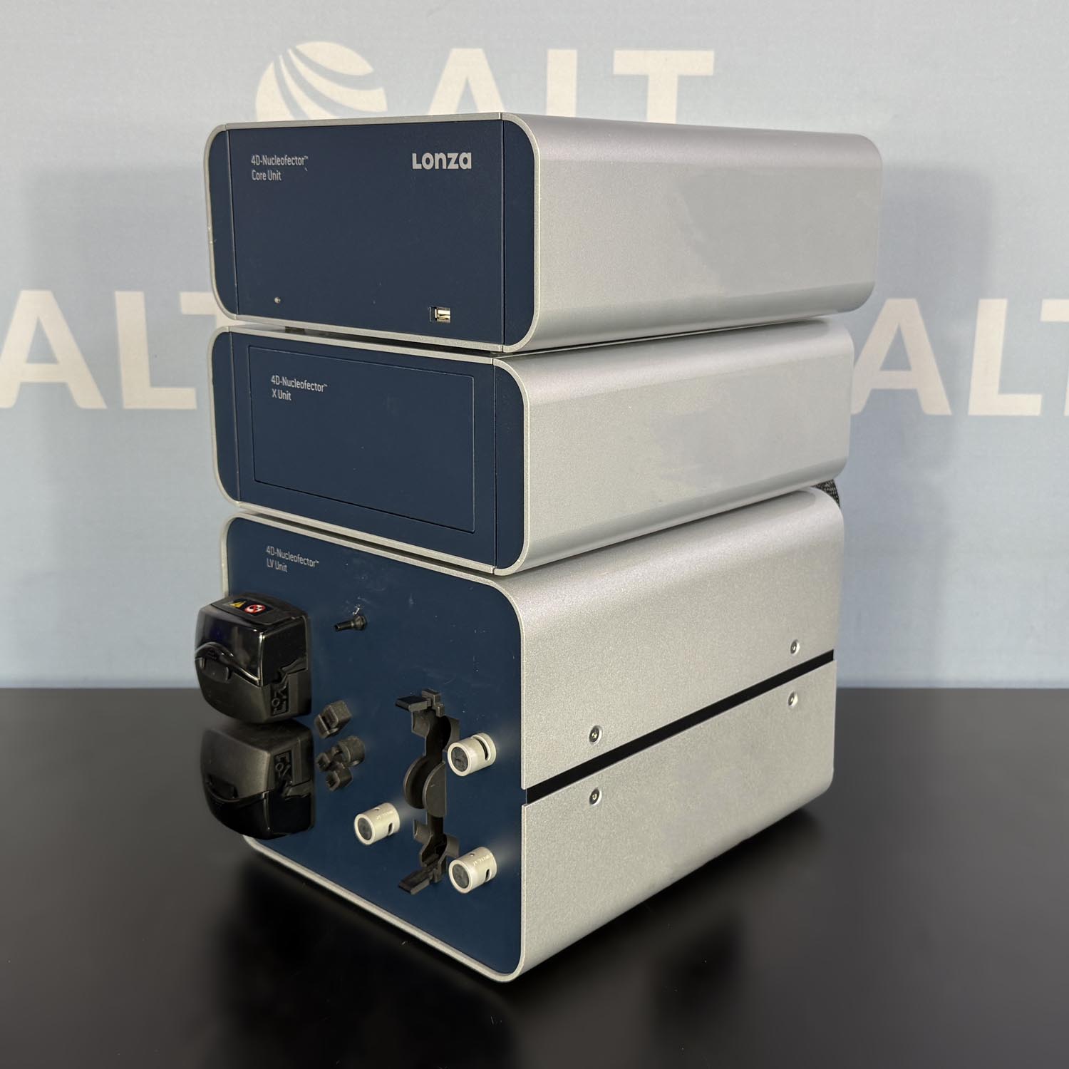 Lonza 4D-Nucleofector Electroporation System: Core Unit, X Unit, LV Unit, 96-Well Shuttle Device