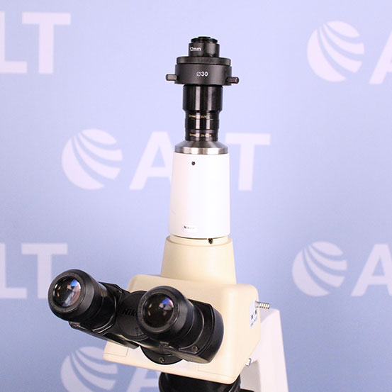 Nikon Eclipse E200 Biological Microscope with Mintron MTV-7266PD Color ...