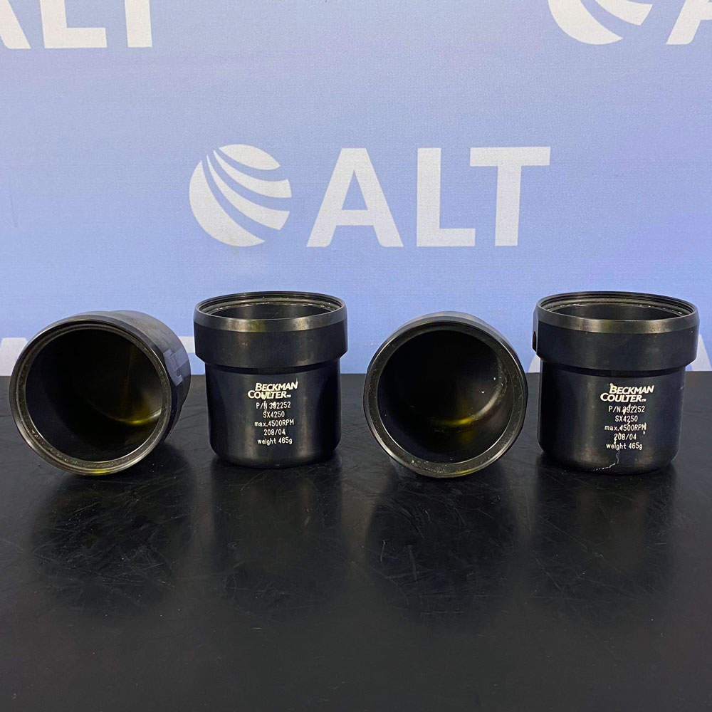 Beckman Coulter SX4250 Rotor Buckets, P/N 392252, Set of 4