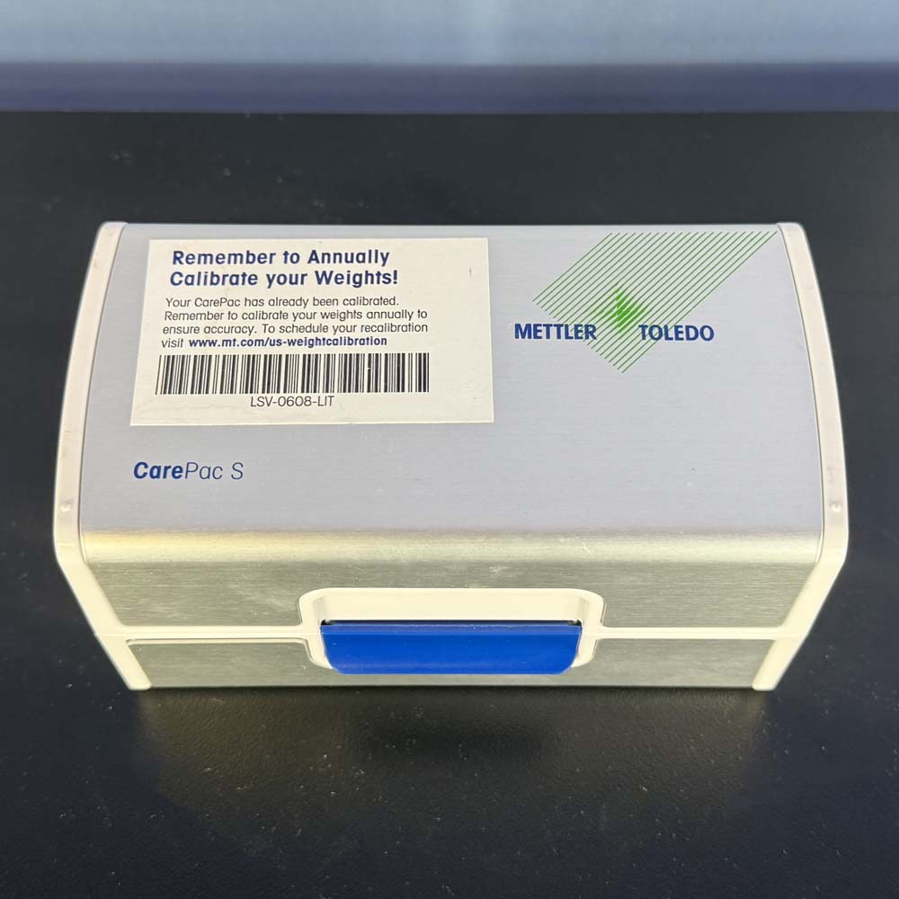 Mettler Toledo  CarePac S 100g and 5g Balance Calibration Weight Set