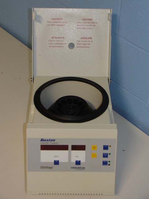 Baxter Scientific Heraeus Clinifuge Model 75003538