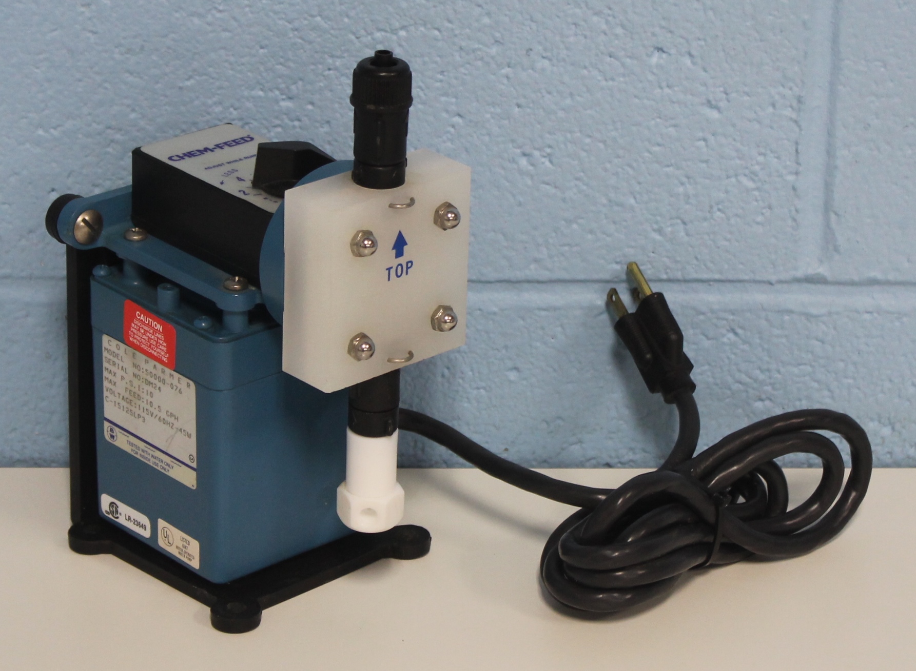 Cole-Parmer CHEM-FEED Injector Pump Model 50000-076