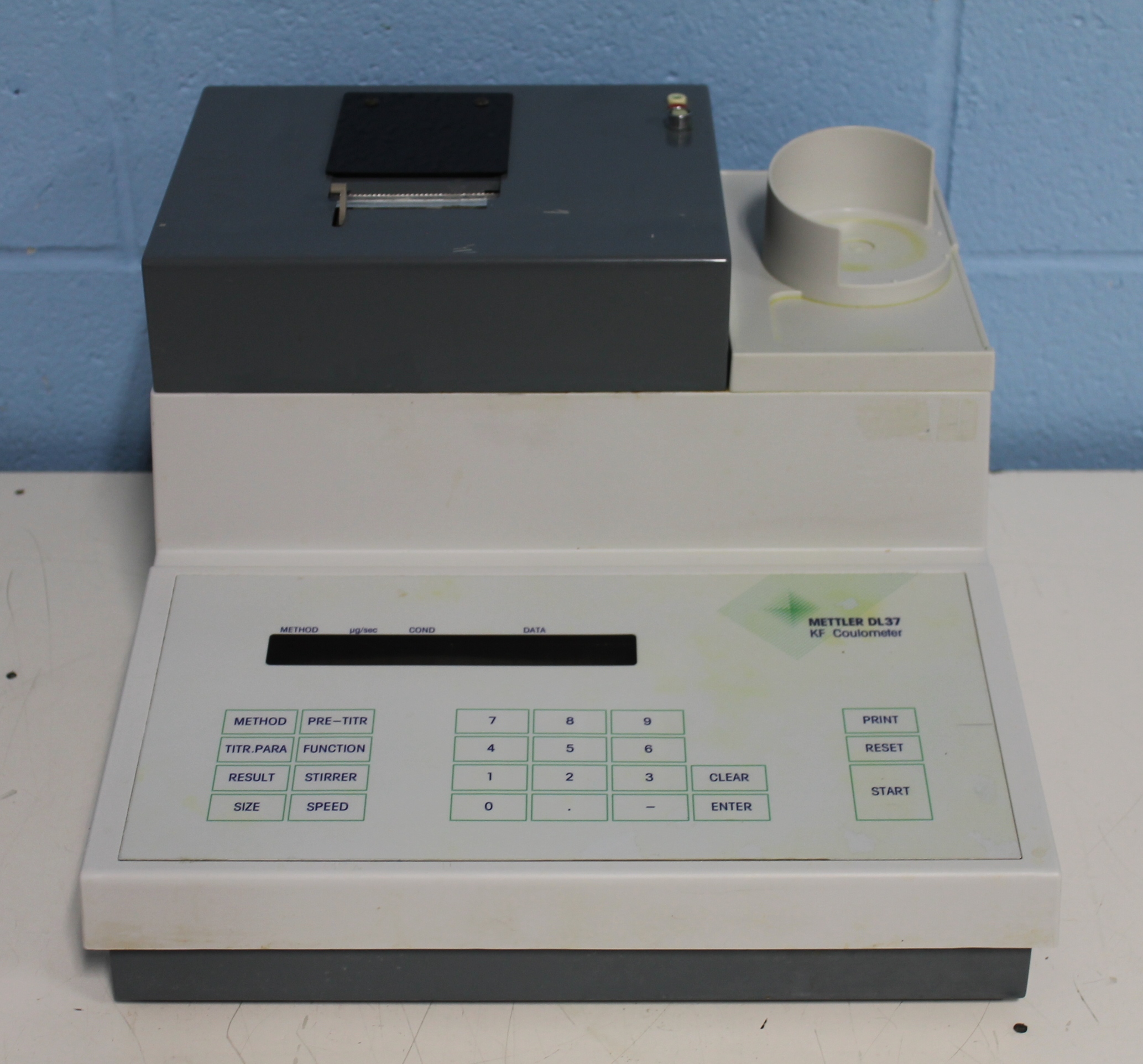 Mettler Toledo DL37 KF Coulometer