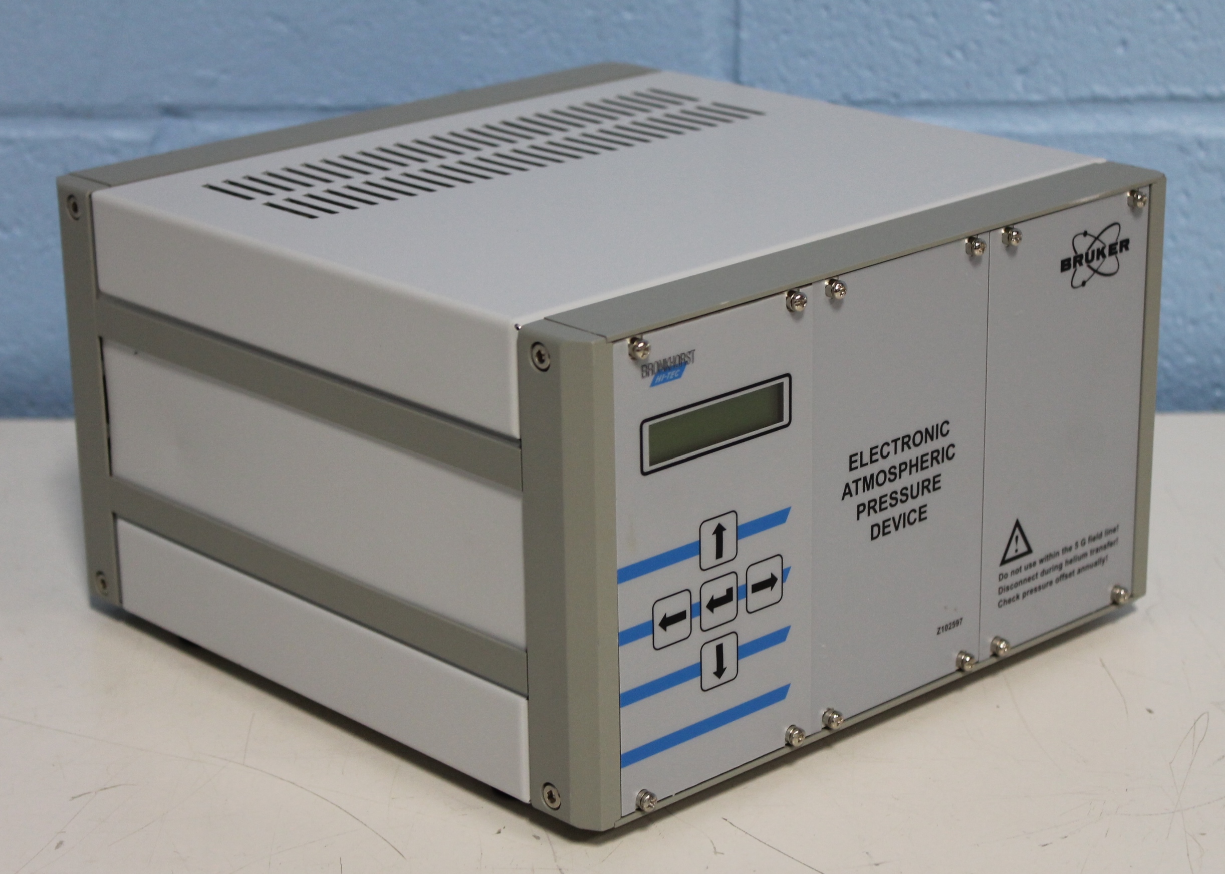 Bruker Electronic Atmospheric Pressure Device with Bronkhorst E-7100