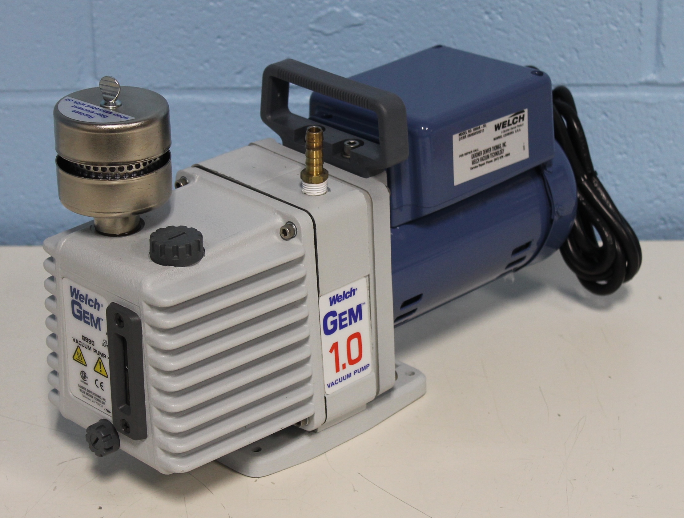 Welch GEM 1.0 8890A-55 Direct Drive Vacuum Rotary Vane