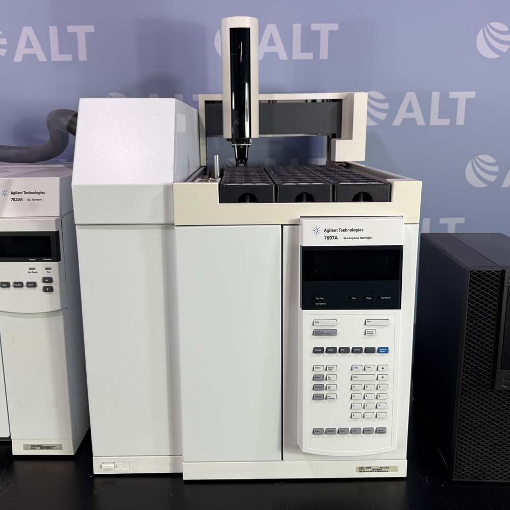 Agilent  7820A Gas Chromatograph With 5975 Series Mass Selective Detector (MSD), G7697A Headspace Sampler, And G4567A Automatic Liquid Sampler