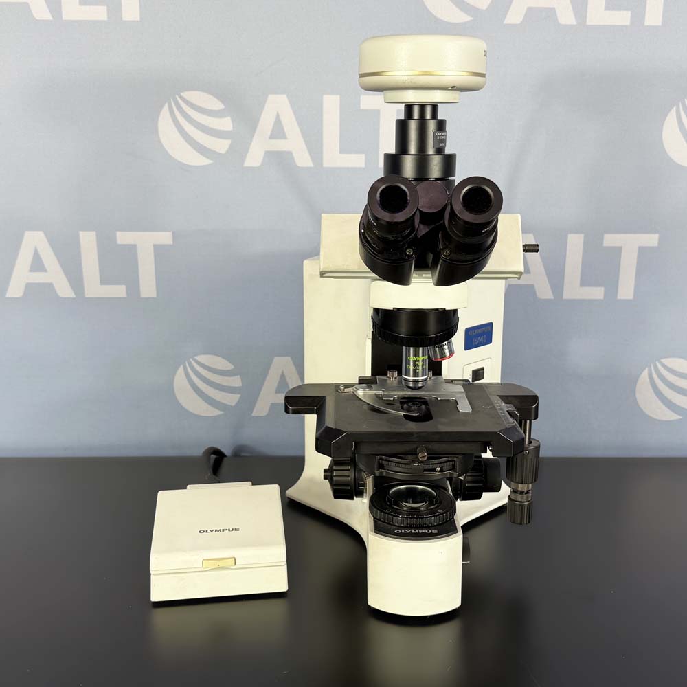 Olympus  BX41 Reflected Fluorescence Microscope With DP12 Camera