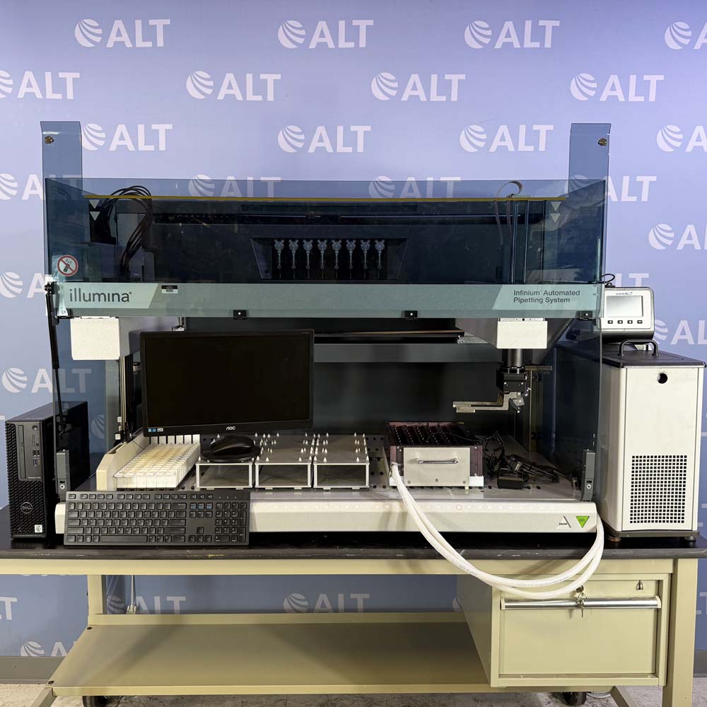 Illumina iScan High-throughput Array Scanner System With Hudson Robotics Stacker And Infinium RoMa Advanced Robotic Liquid Handler