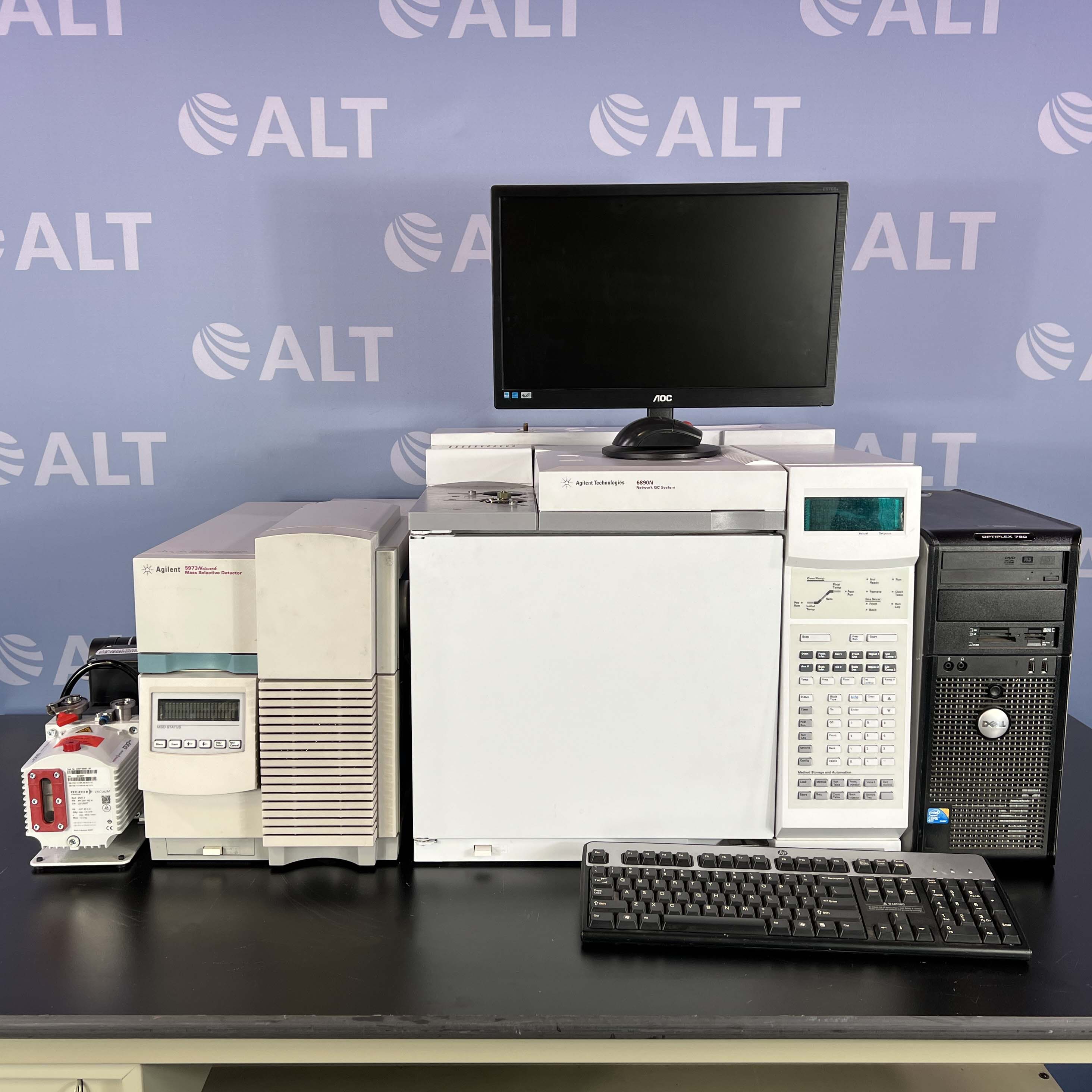 Agilent 6890N with 5973N MSD