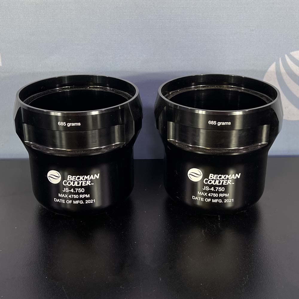 Beckman Coulter JS-4.750 Rotor Buckets (Pair)